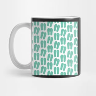 Green flip flops pattern Mug